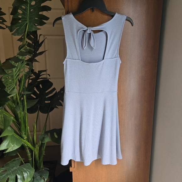Forever 21 Blue Fit and Flare Mini Dress - Picture 2 of 4